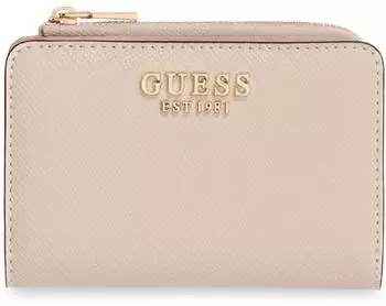 Guess Danielle SLG Zip Around Card Case, creme