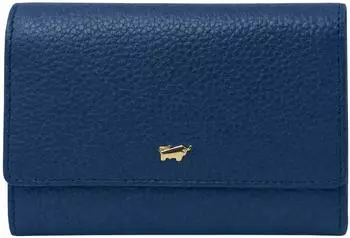 Braun B&uuml;ffel ALESSIA Geldb&ouml;rse M Leder blau, 15 Kartenf&auml;cher, Damen