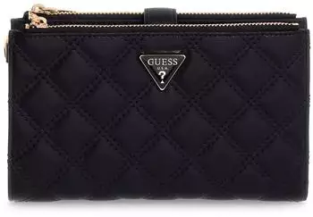 Guess Juliet SLG Double Zip Organizer, schwarz, Damen (SWQG)