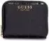 Guess Antonia Zip Around Wallet Small, schwarz, Damen