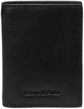 Marc O'Polo Maxi Card Holder Kartenetui, Rindleder, dunkelbraun (Burnt Coffee)