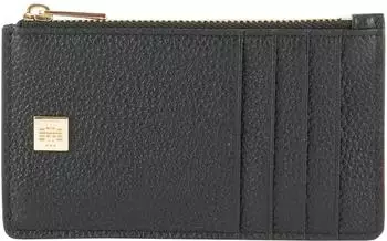 H&ouml;gl Taschen Leder Kartenhalter mit Rei&szlig;verschlussfach, schwarz (69015957-0)