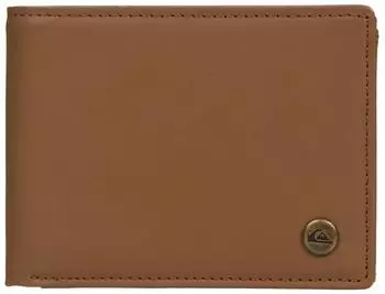 Quiksilver Mack 2 Leder-Dreifachfaltbrieftasche, tabakbraun, Herren