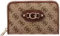 Guess Rei&szlig;verschlussb&ouml;rse Damen Samantha SLG Medium Zip Around (SWJG) latte...