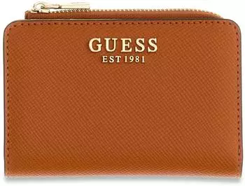 Guess Danielle SLG Zip Around Card Case, beige/ginger