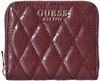 Guess Tamara SLG Small Zip Geldb&ouml;rse 3cc 11cm, merlot