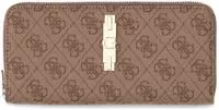 Guess Langb&ouml;rse Damen Yvonne Logo SLG Large Zip Around (SWSG) latte logo