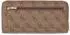 Guess Yvonne Logo SLG Large Zip Around Wallet, latte logo (SWSG)