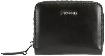 Picard Peakline 1 Zip Around Wallet Leder schwarz