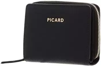 Picard Java 1 Wallet Geldbörse, Rindsleder, RFID-Blocker, cafe (1193 5C0 055)