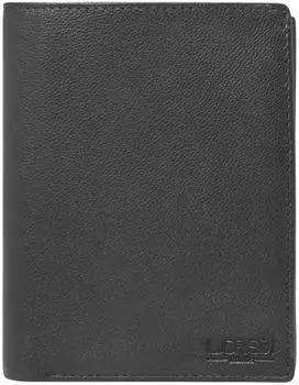 L.Credi George Wallet Leder schwarz RFID-Blocker (1003053 200)