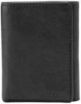 Fossil Ingram Trifold Geldbörse, Leder, schwarz (ML3289001)
