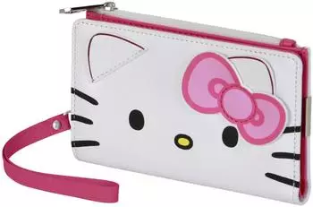 Karactermania Hello Kitty Face Slim Portemonnaie, wei&szlig; (16x10cm)