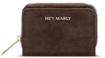 Hey Marly Sleek Petite ReSuede Geldb&ouml;rse, dunkelbraun