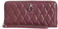 Guess Tamara SLG Zip Around Wallet L - Geldb&ouml;rse 12cc 20 cm (merlot) - Rot