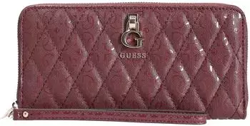 Guess Tamara SLG Zip Around Wallet L, merlot