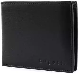 Bugatti City Line RFID Coin Wallet mit Klappe 8CC schwarz (49356501)