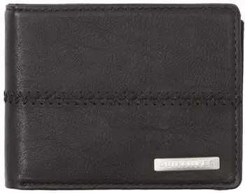 Quiksilver Stitchy 3 Tri-Fold Geldb&ouml;rse Herren, schwarz