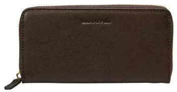Marc O'Polo Finja Zip Wallet dunkelbraun