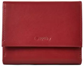 Esquire Silk Geldb&ouml;rse Leder, rot, RFID-Schutz (128002_11)