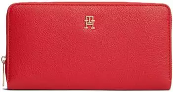 Tommy Hilfiger Icon Large Zip Wallet ( AW0AW18483) primary red