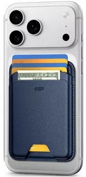 ESR Classic Magnetic Wallet MagSafe, RFID-Schutz, dunkelblau