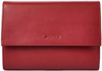 Esquire Silk Geldbörse Leder, rot, RFID-Schutz (126802_11)