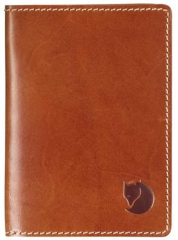 Fjällräven Leather Passport Cover cognac