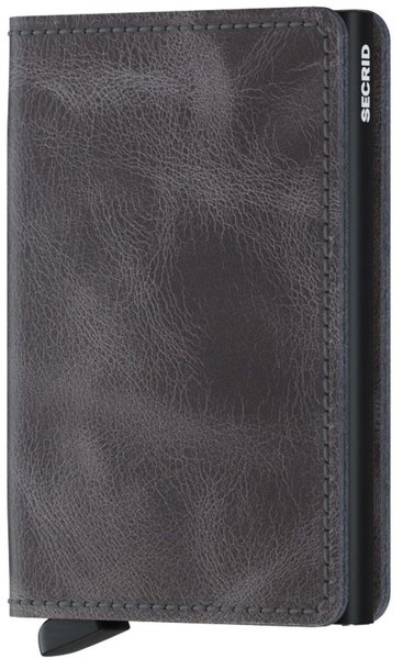 Secrid Slimwallet vintage grey/black