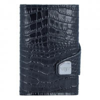 Tru Virtu&reg; Karten-Portemonnaie Click & Slide Croco Black/Black I...