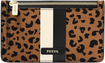 Fossil Logan Zip Coin cheetah (SL6356)