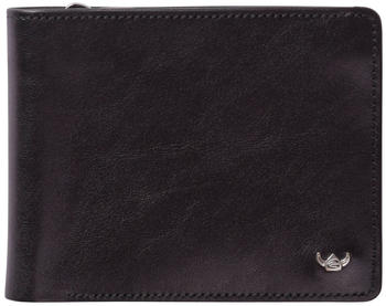 Golden Head Colorado Classic Billfold Wallet with Zipped Coin Compartment black (1350-05)