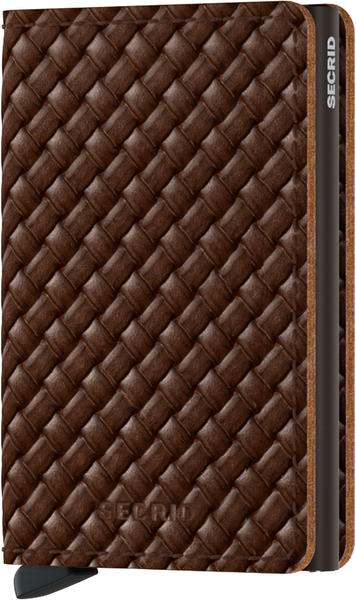 Secrid Slimwallet perforated basket brown