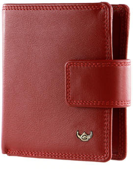 Golden Head Polo Petite Billfold Coin Wallet with Snap Closure red (1435-50)