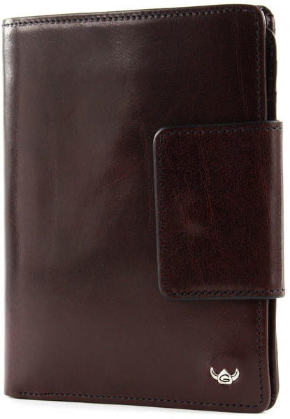 Golden Head Colorado Classic Billfold Coin Wallet with Snap Closure burgundy (2300-05)