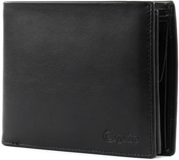 Esquire New Silk Wallet Quer with Flap M black (2984-02)