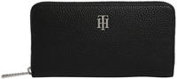 Tommy Hilfiger TH Essence Monogram Zip-Around Large Wallet (AW0AW08902) black