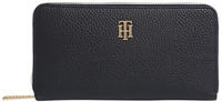 Tommy Hilfiger TH Essence Large Signature Zip-Around Wallet (AW0AW09021) sky captain