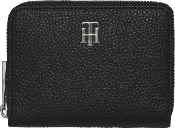 Tommy Hilfiger TH Essence Zip-Around Monogram Medium Wallet (AW0AW08903) black