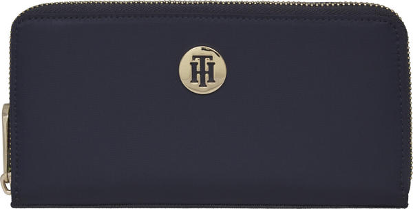 Tommy Hilfiger Large Monogram Plaque Wallet (AW0AW08897) corp sky captain