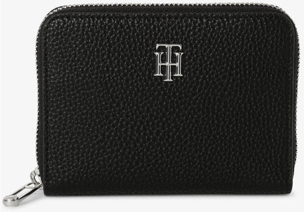 Tommy Hilfiger TH Essence Monogram Medium Zip-Around Wallet black