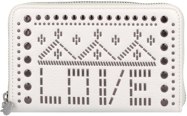 Desigual Azabache Mini Zip Wallet white