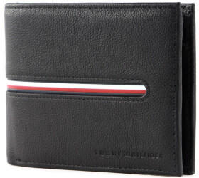 Tommy Hilfiger Downtown Leather Card And Coin Wallet (AM0AM07294) black