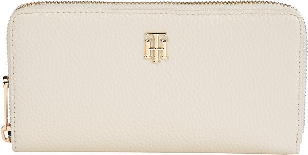 Tommy Hilfiger Large Monogram Zip Around Wallet (AW0AW10221) ivory