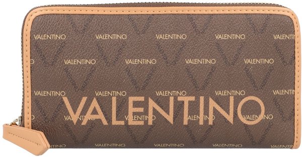 Valentino Bags Liuto Zip Around Wallet brown