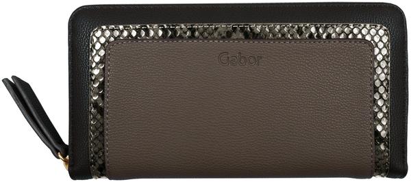 Gabor Janna, Long Zip Wallet, Mixed Black (8697 133)