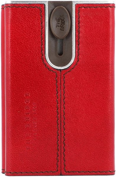 The Bridge Story Uomo Credit Card Wallet rosso