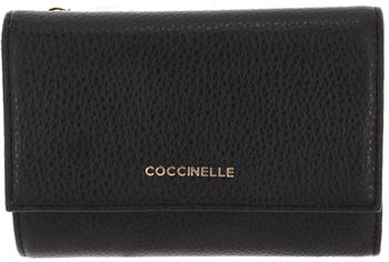 Coccinelle Metallic Soft Wallet Grainy Leather (E2IW5116601) black