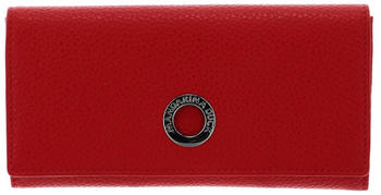 Mandarina Duck Mellow Leather Wallet with Flap L scarlet red