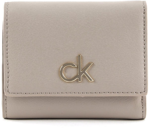 Calvin Klein Recycled RFID-Blocking Trifold Wallet (K60K608456) creme